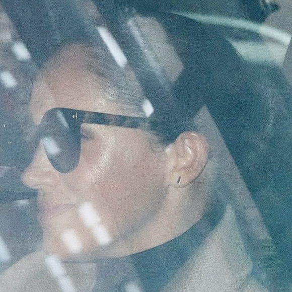 NEW Gold-Plated 925 Sterling Silver Asymmetrical CZ Bar Studs Inspired Style - Picture 10 of 13